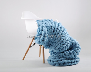 100% laine lourd chaud jeter couverture souple à la main canapé couverture, throw pour canapé - Product Image 4