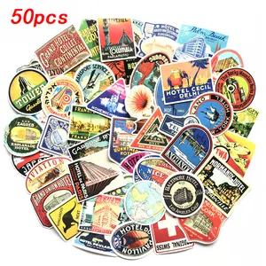 50 sheets/bag not repeating graffiti stickers environmentally friendly waterproof toys skateboard luggage stickers