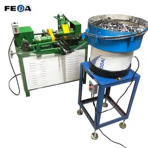 FD-XY1 FEDA Automatic Thread Rolling Machines Lamp Cap Screw Making Machine Lamp Holder Thread rolling machine For E27 Lamp Caps