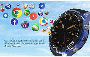 Dual Core CPU 512 MB RAM 4 GB S11 Bluetooth ROM 1.3 pulgadas HD de pantalla Del Teléfono Móvil 3G reloj inteligente - Product Image 2