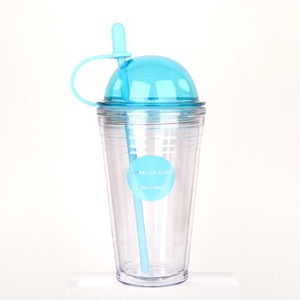 <span class=keywords><strong>As</strong></span>/PS plástico libre <span class=keywords><strong>de</strong></span> BPA paja vaso con tapa - Product Image 1