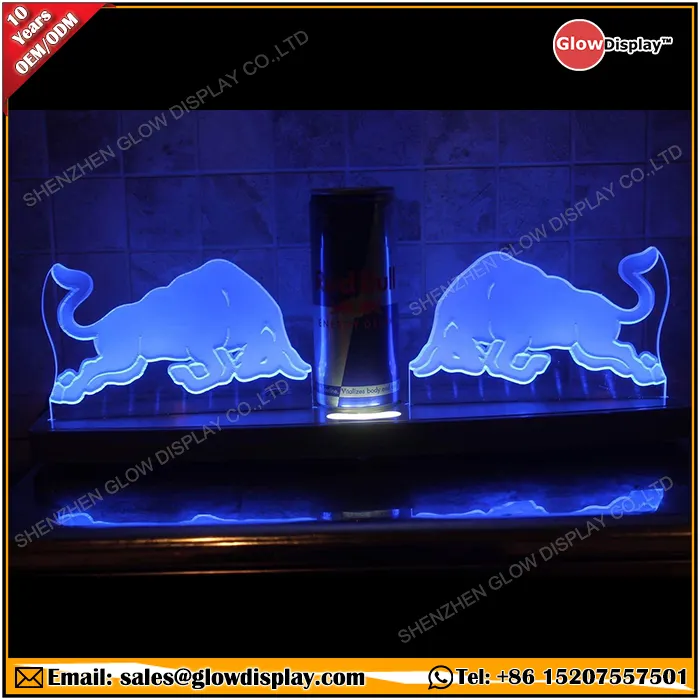 Glowdisplay Redbull Energy Drink Red Bull Verlichte Kan Led Stand