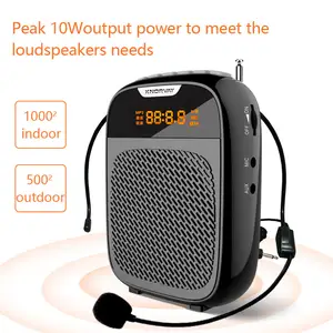 Amplificador de áudio portátil, alta qualidade, voz, amplificador, com microfone, pessoal, voz