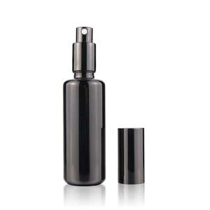 Commercio all'ingrosso 100ML 60ML 50ML 30ML 10ML nero ultra violet pompa a spruzzo contagocce di olio essenziale uv bottiglie di vetro - Product Image 6