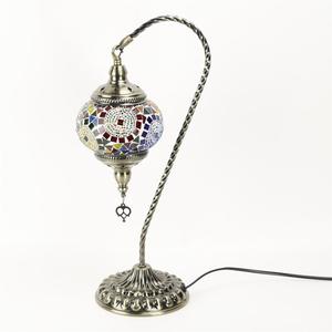 イスタンブール手工芸品モザイクアートテーブルトルコのランプ - Product Image 1