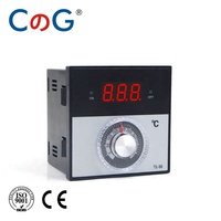 CG 96*96 millimetri Manopola AC 220V 380 24V 0-100 400 600 1200 Gradi K J PT100 Relè Tipo di Termostato Digitale Regolatore di Temperatura Display