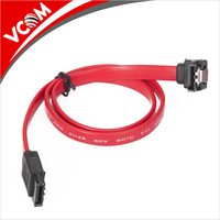 Cable Interno de Disco Duro SATA II RAID con Conector en Ángulo Recto para HDD/SSD con Bloqueo