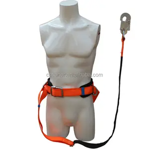 Hot sales fall protection harness with single lanyard