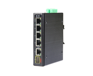 Fast 5*10/100/1000M POE + 1*1000M SFP Din-Rail Interruptor <span class=keywords><strong>de</strong></span> fibra industrial Dual Power para sistema <span class=keywords><strong>de</strong></span> cámara <span class=keywords><strong>de</strong></span> seguridad - Product Image 1
