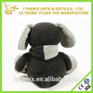 adorable chien <span class=keywords><strong>noir</strong></span> en peluche jouets jouet kid - Product Image 2