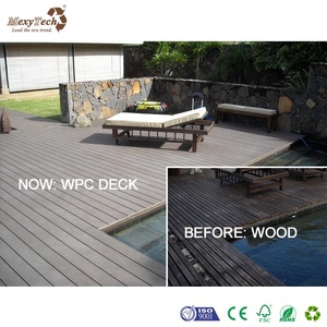 Plastic Wood Decking MexyTech Groove Plastic Lumber Decking Wood Plastic Composite Wpc Timber Decking