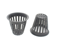 Sistem Hidroponik Rumah Kaca 2 3 4 Inch, Pot Jaring, Pot Tanam untuk Kebun Hidroponik, Pot Bunga Jaring, Planter