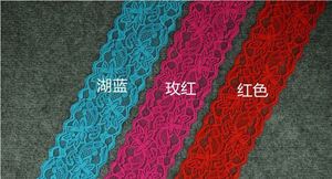 Bán buôn nhỏ răng Bud cạnh nhiều màu sắc Nylon ren đàn hồi cho phụ kiện may mặc - Product Image 6