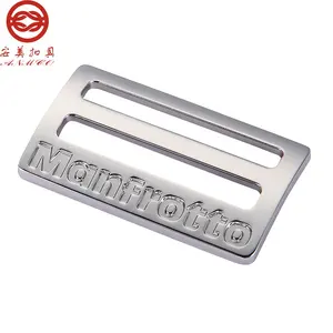 38MM Zinc alloy slide buckles bend metal tri glide buckle