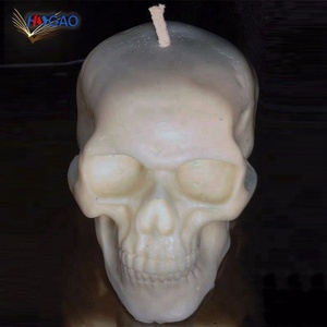 esqueleto decoración roja cerebro dentro vela de aroma elegante llorando sangrando vela para la fiesta, decoración para el hogar - Product Image 4