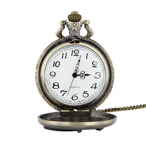 Toptan antika kuvars <span class=keywords><strong>Mirage</strong></span> Vintage İki köprü Paris kulesi zincir cep saati - Product Image 3
