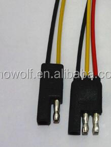 3 cách phẳng hoàn thành Trailer kết nối là 12 inch dài với 18 đo dây Cáp khai thác - Product Image 4