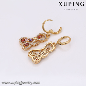 Bộ Trang Sức Nhân Tạo Bằng Vàng Ưa Thích, Phát Hiện Bông Tai Dạng Đòn Bẩy Nhiều Màu Sắc Bán Sỉ Trung Quốc Xuping 64268 - Product Image 6