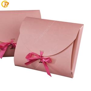 Impresión personalizada, caja de correo de papel recubierto de 300g, calcetines de seda, bufandas, bragas, ropa interior, <span class=keywords><strong>cajas</strong></span> de embalaje de lencería - Product Image 2