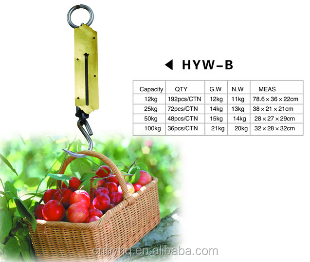 Pocket Balance Digital Weight Fishing Scale/Hanging Hook Scale/Luggage Scale Capacity 12KG-100KG