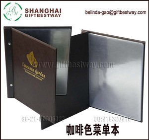 A4 haute qualité couverture de Menu boisson liste de menu en cuir <span class=keywords><strong>dossier</strong></span> de menu - Product Image 4