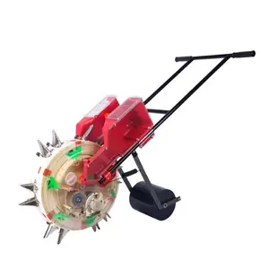 Hand held seed planter with fertilizer manual corn seeder and fertilizer