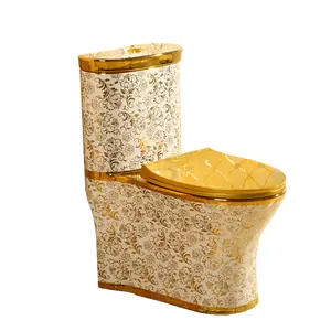 حار بيع الكهربائي الذهبي المرحاض السلطانيات السيراميك العربية دورة المياه