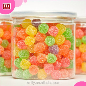Bonbons gélifiés fruités acidulés / enrobés de <span class=keywords><strong>sucre</strong></span> en forme de goutte dans un bocal - Product Image 2