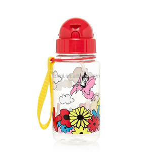 Light <strong>Weight</strong> Kids Water Bottle <strong>Straw</strong> Baby Juice <strong>Cups</strong> 400ml Bpa Free Tritan - Product Image 3