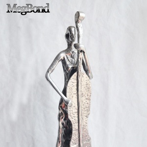 Estatua de aluminio de cellist para el hogar, estatua abstracta grande de bronce para músico - Product Image 6