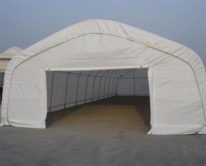 Magazzino Prefabbricato Economico con Struttura in Acciaio Zincato, <span class=keywords><strong>Copertura</strong></span> in PVC Impermeabile, Resistente ai Raggi UV e Ignifuga - Product Image 3