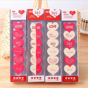 Commercio all'ingrosso Su Ordinazione di Matita A Forma di Cuore Set Eraser Eraser di Gomma - Product Image 4
