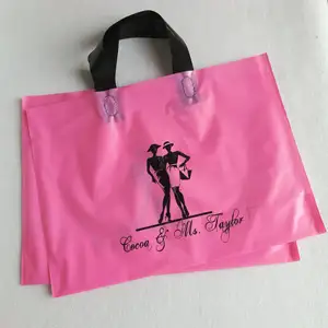 Di acquisto di alta qualità t-shirt abbigliamento personalizzato stampato sacchetto di plastica di imballaggio con logo e la stampa di testo - Product Image 1