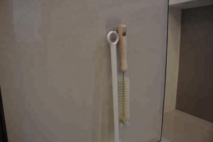 Support de rasoir en plastique réutilisable blanc pour salle de bain, écologique, avec petit crochet, multifonctionnel, pour voyage - Product Image 5