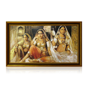 Adesivo indiano tradicional personalizado, imagem, pintura feminina - Product Image 3