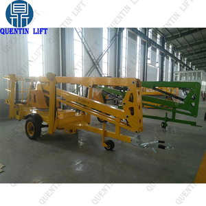 Platform Kerja Udara Manual 3 Ton 5 Ton dengan Boom Lift 8m hingga 20m yang Digerakkan oleh Truk Traktor dengan Baterai 6v - Product Image 5