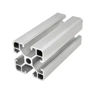 Grosir Bingkai Led Logam Campuran Aluminium Tslot Profil Ekstrusi Aluminium 4040 untuk Mesin Router CNC - Product Image 1