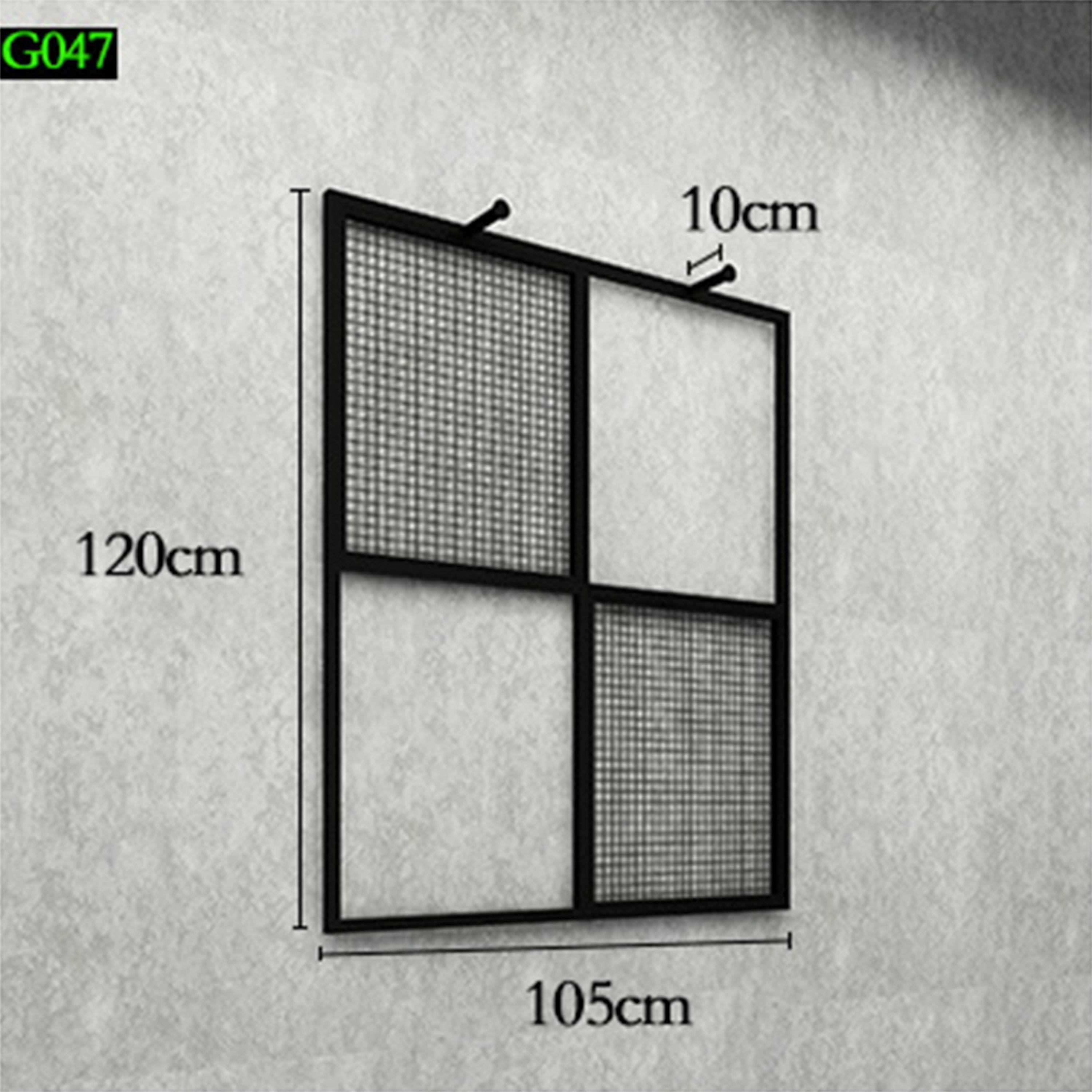 Customized Creative Design Wall Mounted Clothing Rack for Shop Display — view 3