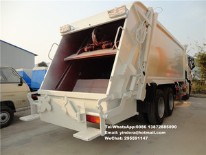 Foton 6x4 10 Wheeler 16m3 18m3 Cubic Meters Mobile Rubbish Bin Trash Lifter Press 24m3 Garbage Truck with Compactor - Product Image 5