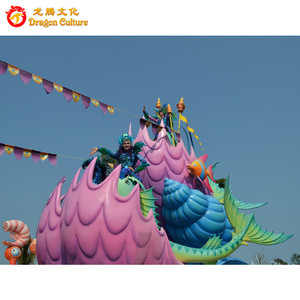 Peces decorativos flberglass flotador desfile del desfile fibra carrozas Festival decoraciones - Product Image 6