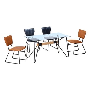 Thiết Kế Mới Hiện Đại Vòng Kính Bàn Ăn Và Ghế Đặt Hot Dale Cho <span class=keywords><strong>Ebay</strong></span> - Product Image 6