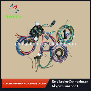 Arnés de cable automotriz de 21 circuitos, arnés de cableado de repuesto completo automotriz Universal y kits de ensamblaje de bloques de fusibles - Product Image 3