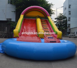 Nhà máy giá inflatable freestyle trượt mạnh mẽ khổng lồ inflatable aqua trượt - Product Image 5