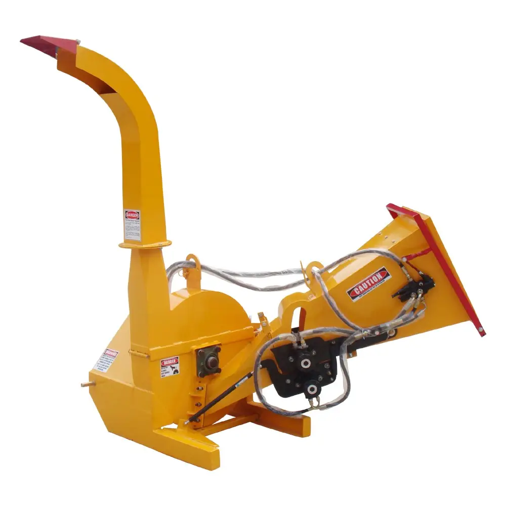 CE approved tractor wood chipper pto
