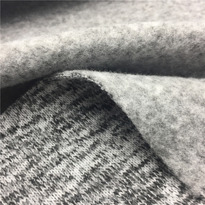 Bán Buôn Chải 100% Polyester Nhuộm Cation Loop Gage Dệt Kim <span class=keywords><strong>Hacci</strong></span> Napped Áo Len Lông Cừu Vải Cho Áo Len - Product Image 3