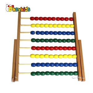 Sempoa Kayu Belajar Montessori Buatan Tangan untuk Anak W12F108 - Product Image 2