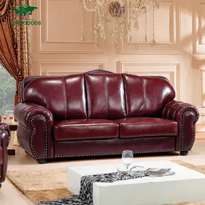 أحدث تصميم أفضل أريكة جلدية مجموعات ، العتيقة أريكة جلدية