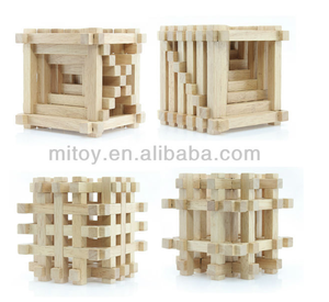 Yunhe مصنع خشبي kapla اللغز المتشابكة اللعب الخشبية الملونة kapla - Product Image 2
