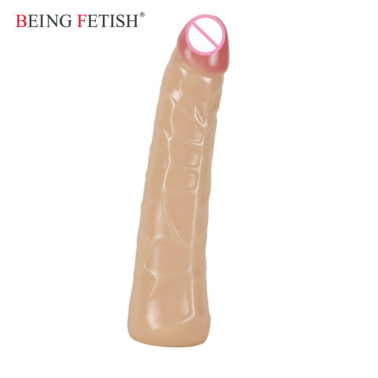 8 "Réaliste Phtalates Livraison Harnais Compatible Corps de Sécurité PVC Gode