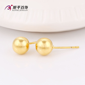 Xuping Dubai 24K color oro venta mayorista joyas de imitación regalo o boda estilo esplendente aretes para mujeres - Product Image 4